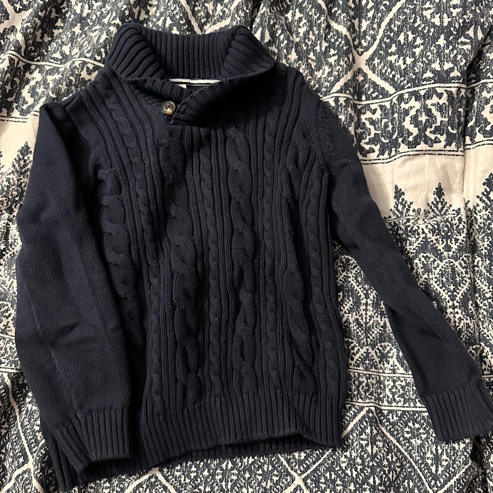 Navy sweater